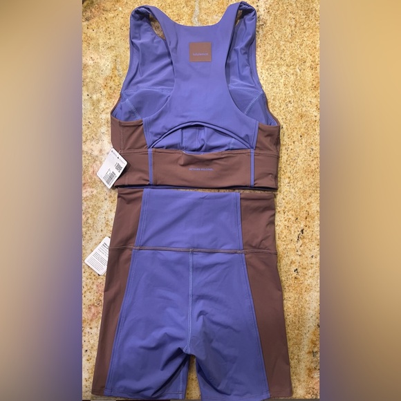 NWT Lululemon Set- Lululemon Hike to Swim Bra and Hike to Swim Shorts Size 4 - Picture 4 of 4